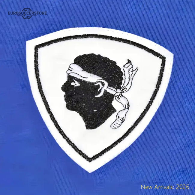 Bastia 1970s Retro Football Shirt-Vantage Point Soccer